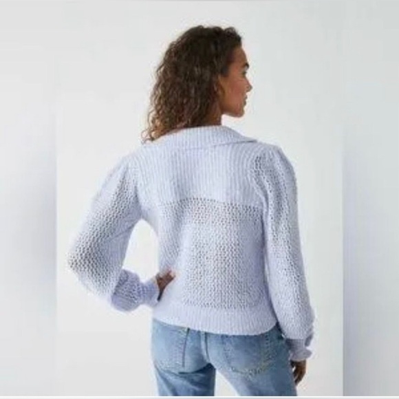 NWT $138 Free People Peri Ice Care Snowdrift Pullover Sweater Size XS - Picture 2 of 8